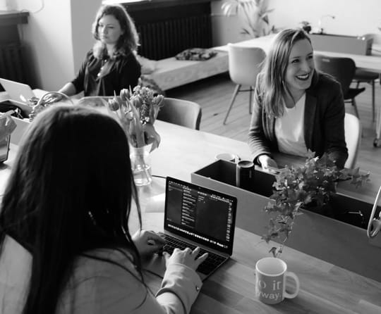 People around conference table